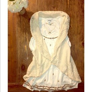 Fun funky tank/cardi combo